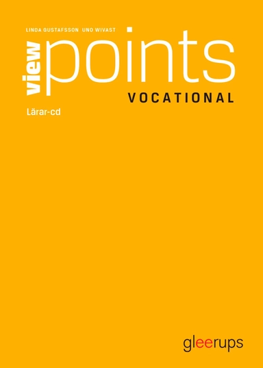 Viewpoints Vocational, Lärar-CD (3 st); Linda Gustafsson, Uno Wivast; 2011