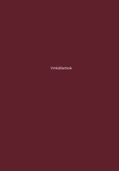 Vinkällarbok; Johan Magnusson; 2021