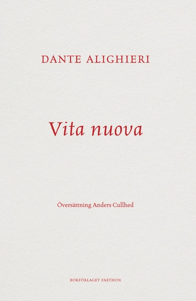 Vita nuova; Dante Alighieri; 2021