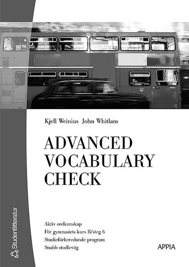 Advanced Vocabulary Check - Engelska 6