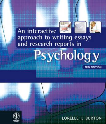 An Interactive Approach to Writing Essays and Research Reports in Psychology