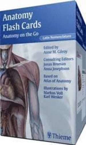 Anatomy Flash Cards (Latin nomenclature edition)