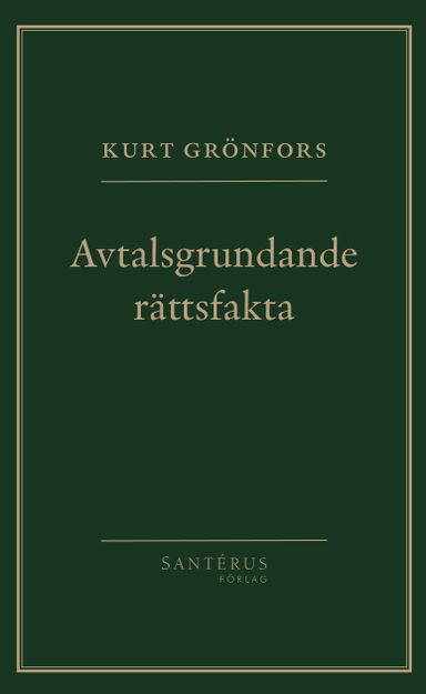 Avtalsgrundande rättsfakta