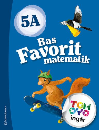 Bas Favorit matematik 5A Elevpaket - Tryckt bok +  Digital elevlicens 12 mån