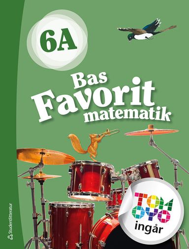 Bas Favorit matematik 6A Elevpaket - Tryckt bok  + Digital elevlicens 12 mån