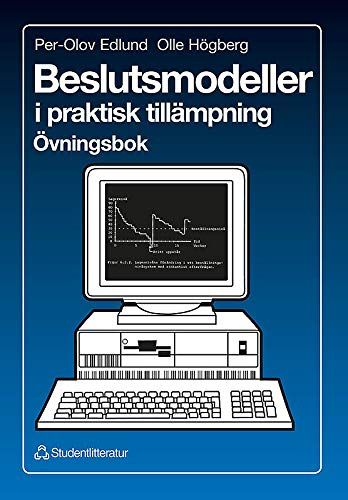 Beslutsmodeller - Övningsbok