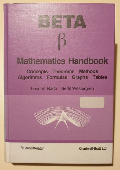 Beta, Mathematics Handbook