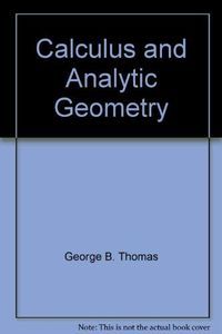 Calculus and analytic geometry