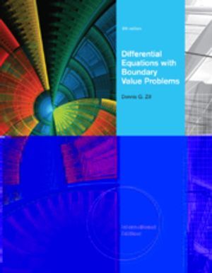 Differential Equations with Boundary-Value Problems, International Edition