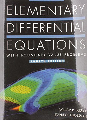 Elementary Differential Equations with Boundary Value Problems