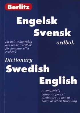 Engelsk-svensk ordbok : Swedish-English dictionary