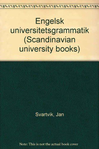 Engelsk Universitetsgrammatik