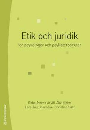 Etik och juridik : för psykologer och psykoterapeuter