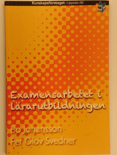 Examensarbetet i lärarutbildningen