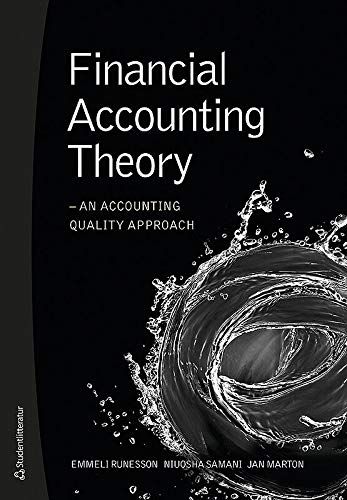 Financial accounting theory : an accounting quality approach