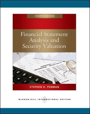 Financial Statement Analysis and Security Valuation