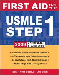 First Aid for the USMLE Step 1 2009First Aid USMLE