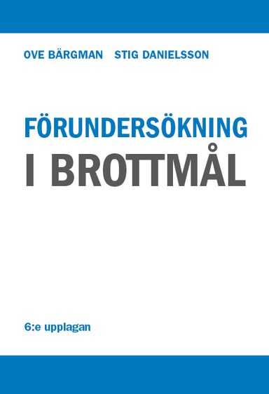 Förundersökning i brottmål