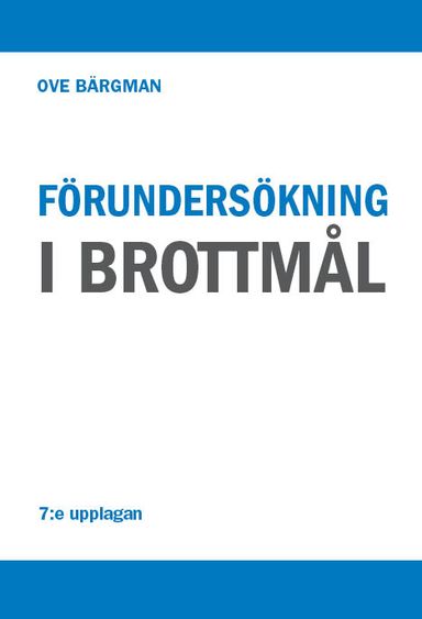 Förundersökning i brottmål