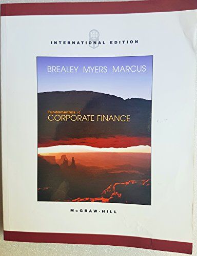 Fundamentals of corporate finance / Richard A. Brealey, Stewart C. Myers, Alan J. Marcus