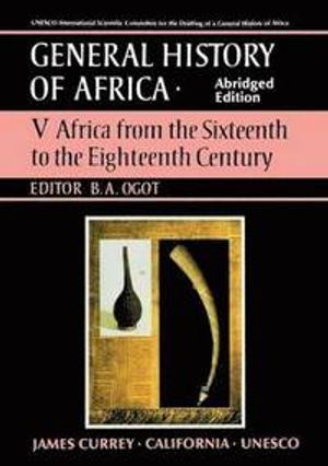 General History of Africa volume 5 [pbk abridged]