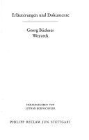 Georg Büchner, WoyzeckErlauterungen und Dokumente. Universal-Bibliothek, 8117Erläuterungen und DokumenteUtgåva 8117 av Reclams Universal-Bibliothek, ISSN 0722-8511Utgåva 8117 av Universal-Bibliothek ; Nr. 8117 : Erläuterungen und Dokumente