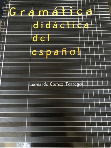 Gramática didáctica del español