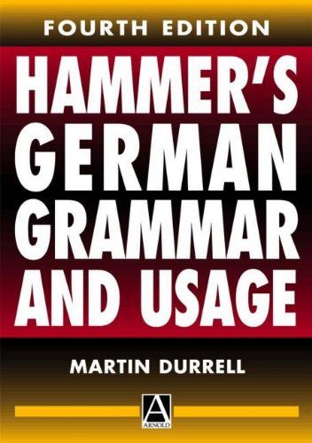 Hammer's German Grammar And Usage