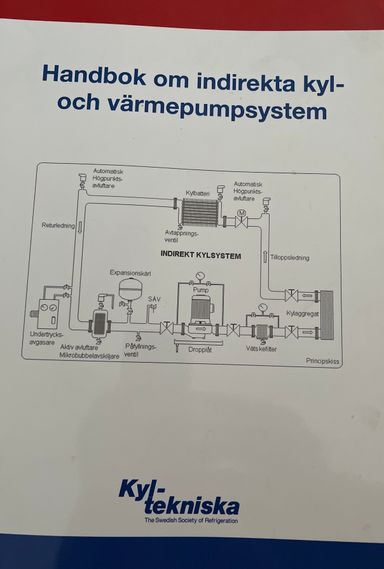 Handbok om indirekta kyl och värmepumpsystem