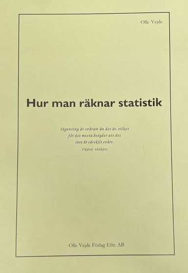 Hur man räknar statistik