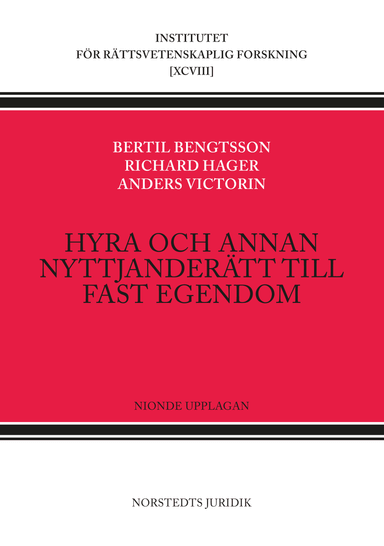 Hyra och annan nyttjanderätt till fast egendom