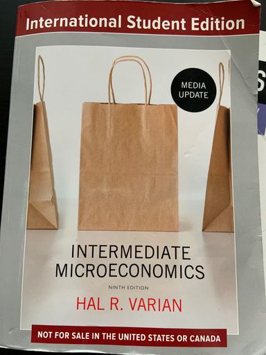 Intermediate Microeconomics: A Modern Approach