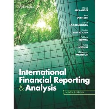 International Financial Reporting and Analysis