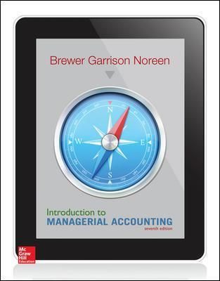 Introduction to Managerial Accounting