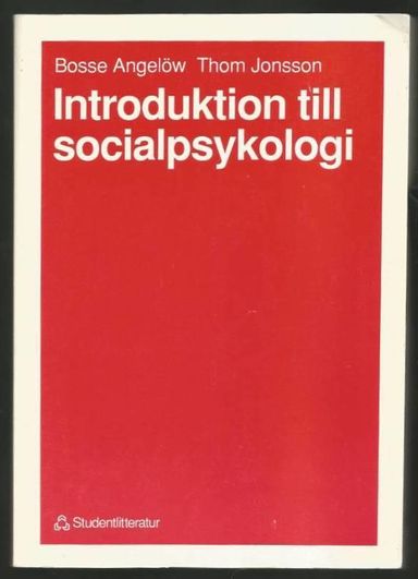 Introduktion till Socialpsykologi