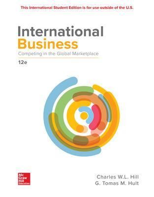 ISE International Business: Competing in the Global Marketplace