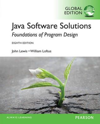 Java Software Solutions, Global Edition