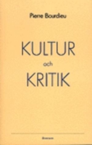 Kultur och kritik