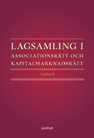 Lagsamling i associationsrätt och kapitalmarknadsrätt