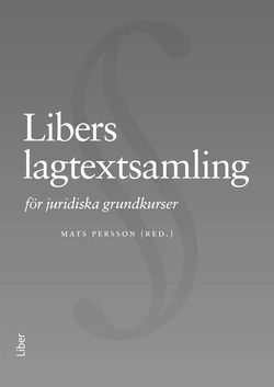 Libers lagtextsamling för juridiska grundkurser