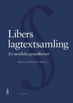 Libers lagtextsamling för juridiska grundkurser