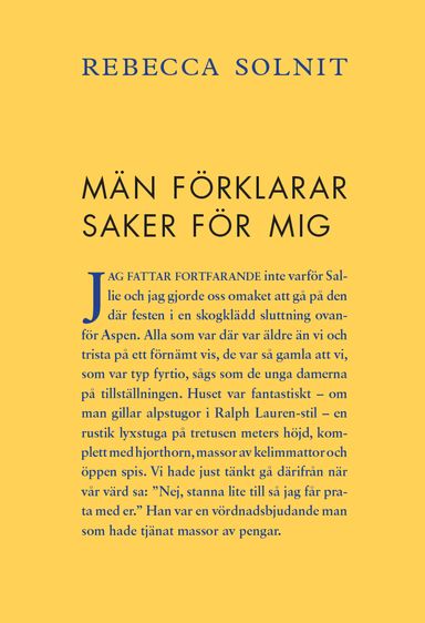 Män förklarar saker för mig