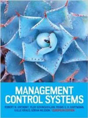 Management Control Systems: European Edition