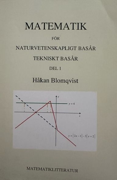 Matematik för naturvetenskapligt basår, tekniskt basår Del 1