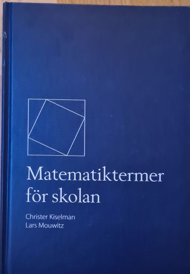 Matematiktermer för skolan