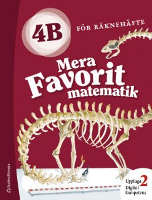 Mera Favorit matematik 4B för räknehäfte Elevpaket - Digitalt + Tryckt