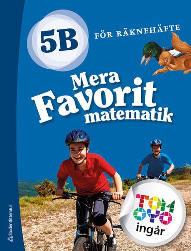 Mera Favorit matematik 5B för räknehäfte Elevpaket - Tryckt + Digitalt 36 mån