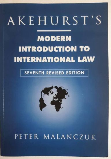 Modern Introduction to International Law