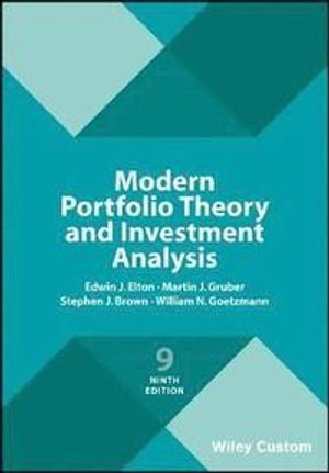 Modern Portfolio Theory and Investment Analysis