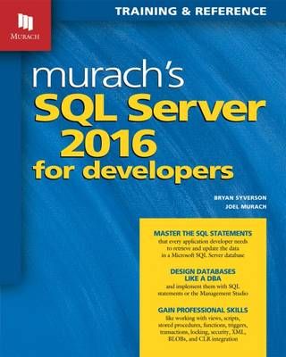 Murachs  SQL Server 2016 for Developers